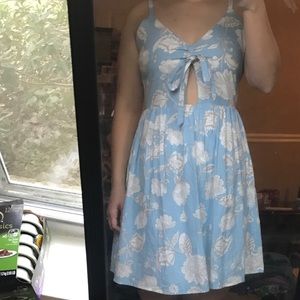 Blue Floral Sundress